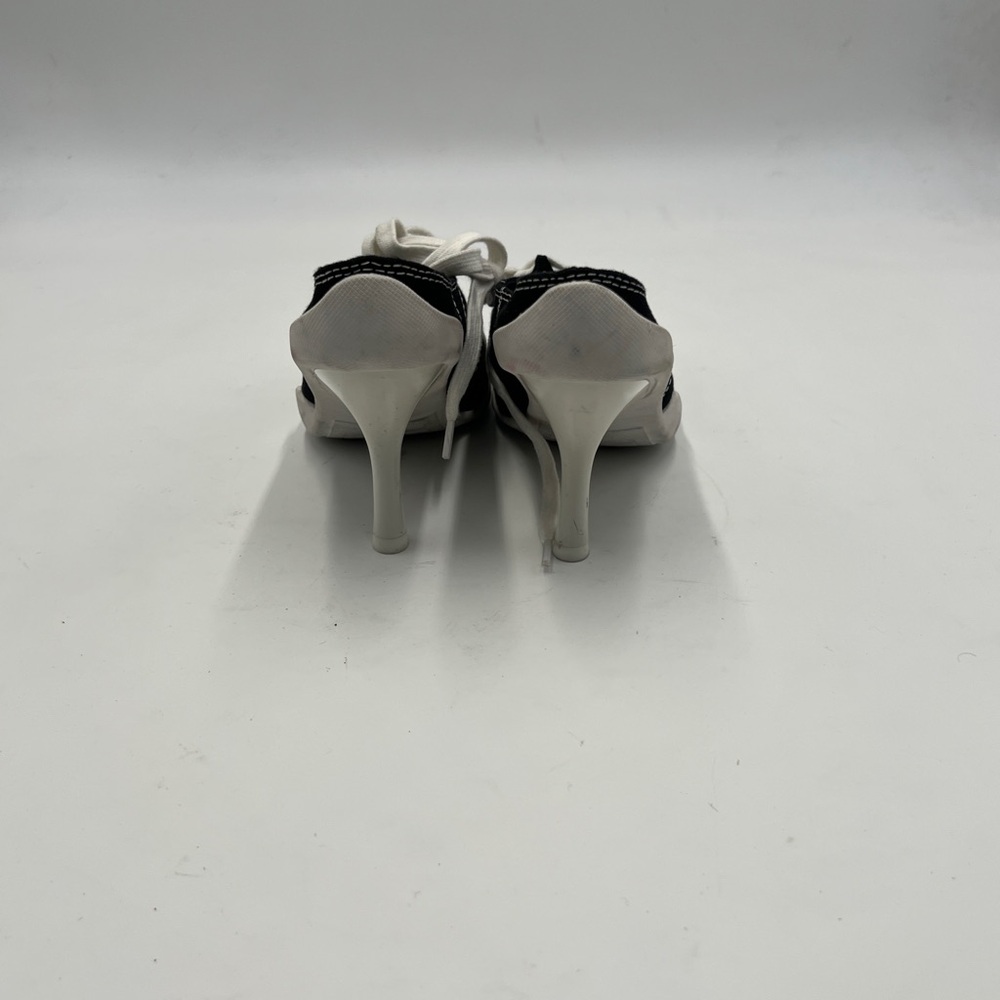 Jeffrey Campbell Black and White Sneaker-Inspired Heels - Picture 4 of 9